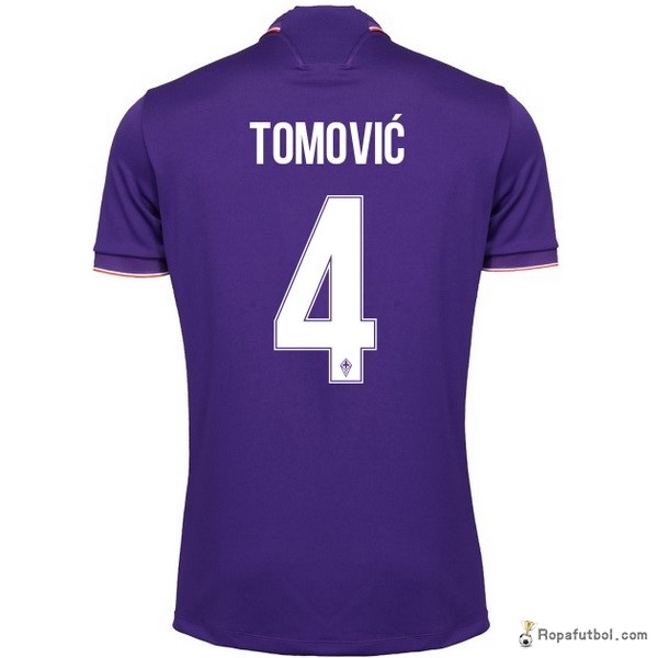 Camiseta Fiorentina Replica Primera Ropa Tomovic 2016/17 Purpura